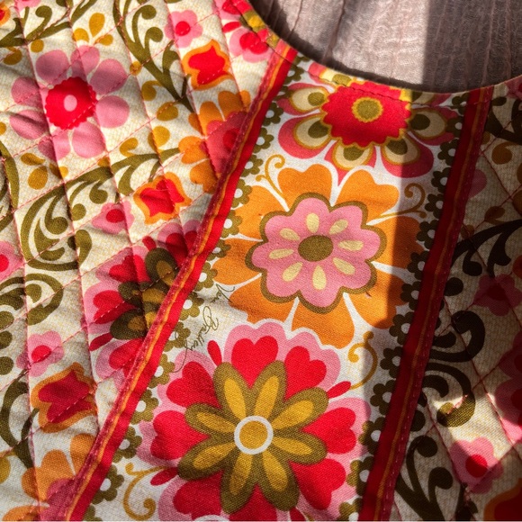 Vera Bradley Quilted Floral Hobo Bag Boho Y2K Cottagecore Shoulder Purse - Picture 2 of 16